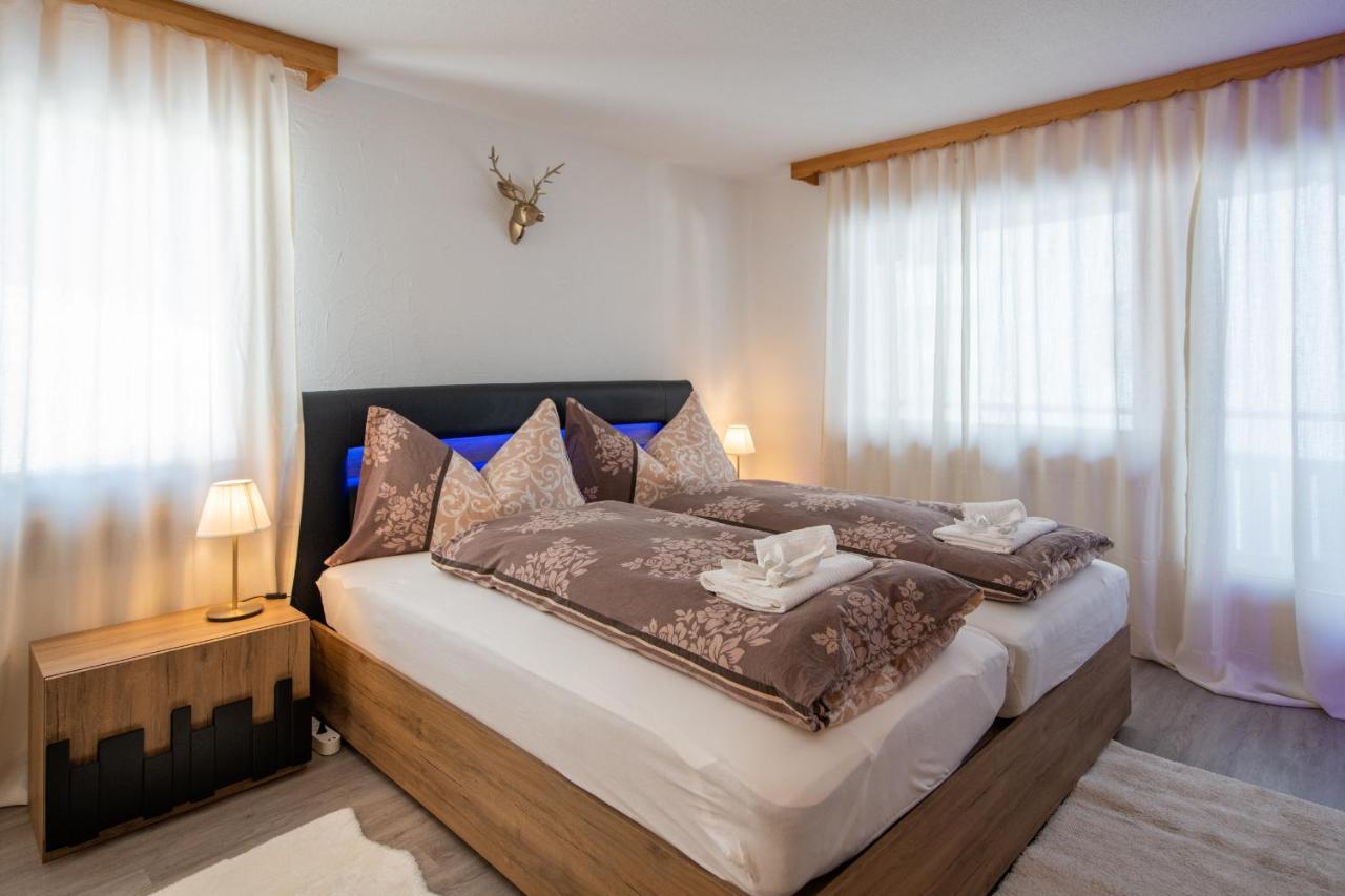 Agrimonia - Moebilierte Ferienwohnung Mit Balkon Davos Esterno foto